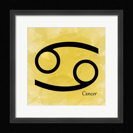 Framed Cancer - Yellow Print