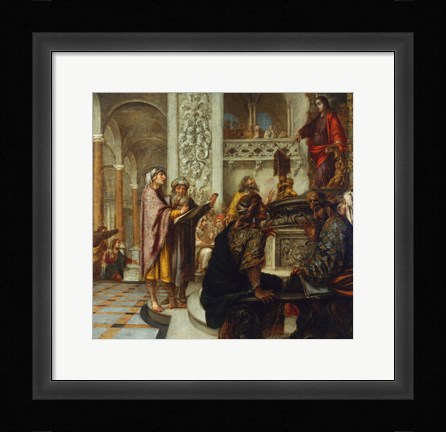 Framed Christ Among the Doctors Print