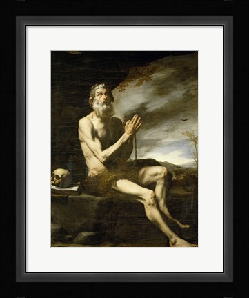 Framed Saint Paul the Hermit Print
