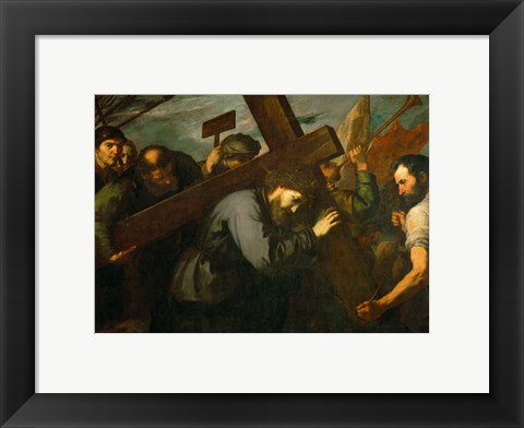 Framed Christ Carrying the Cross, c. 1630 Print