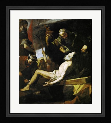 Framed Martyrdom of Saint Andrew Print