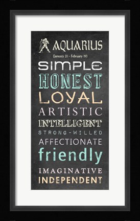 Framed Aquarius Bus Roll Print
