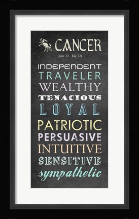 Framed Cancer Bus Roll Print