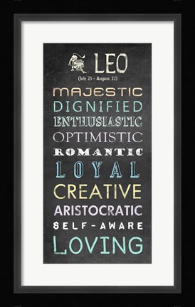 Framed Leo Bus Rolls Print