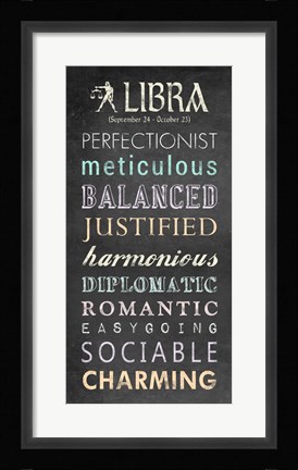 Framed Libra Bus Roll Print