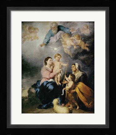 Framed Holy Family, also called the Virgin of Seville Print
