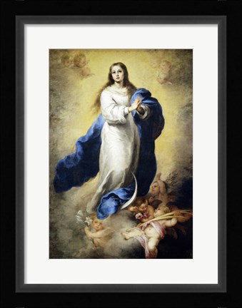 Framed Immaculate Conception of El Escorial, 1656-1660 Print