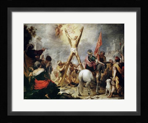 Framed Martyrdom of Saint Andrew Print