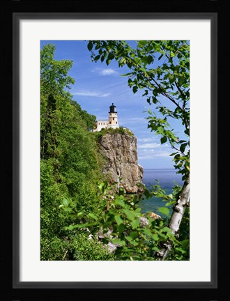 Framed Split Rock Lighthouse Print
