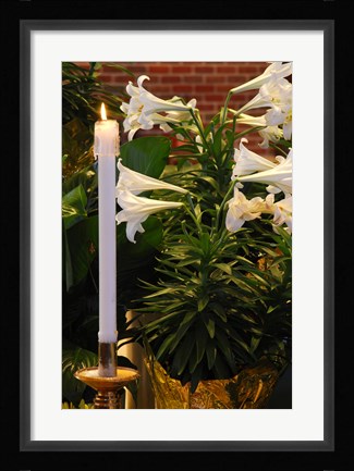 Framed Easter Flowers Print