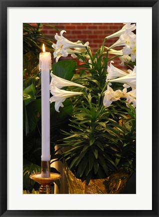Framed Easter Flowers Print