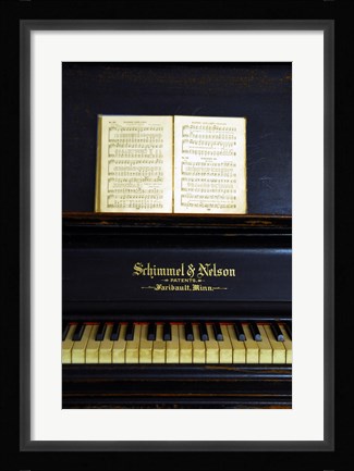 Framed Piano Print