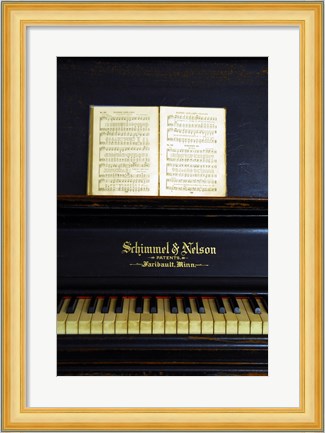 Framed Piano Print