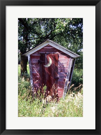 Framed Outhouse Print