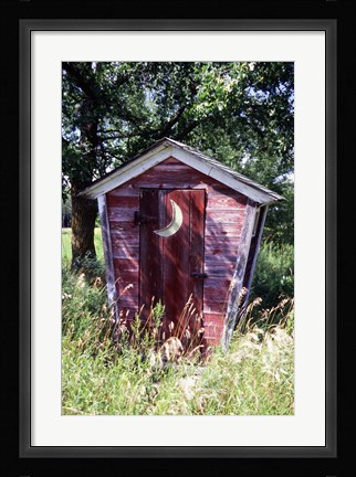 Framed Outhouse Print