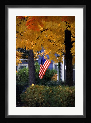 Framed Fall Flag Print