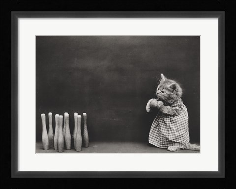 Framed Ten Pins Print