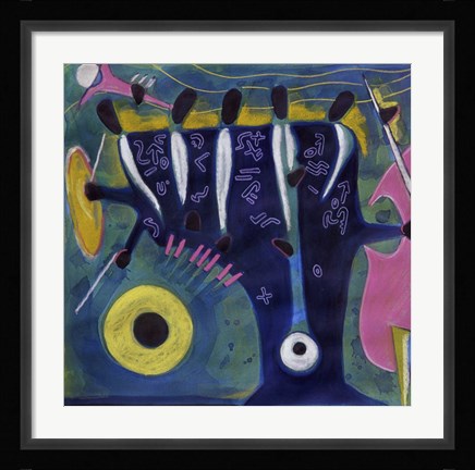 Framed Basin Street Blues Print