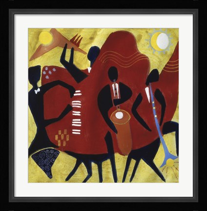 Framed Apple Jazz Print