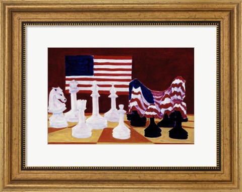 Framed America Under Wraps Print