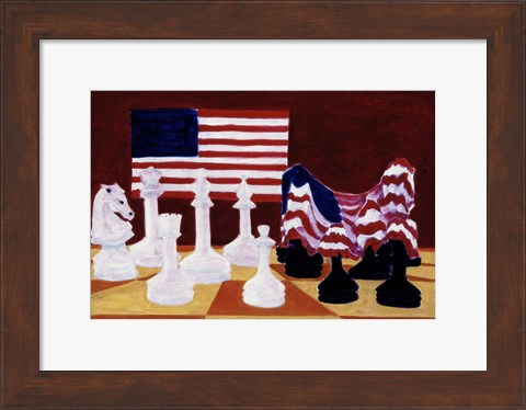 Framed America Under Wraps Print