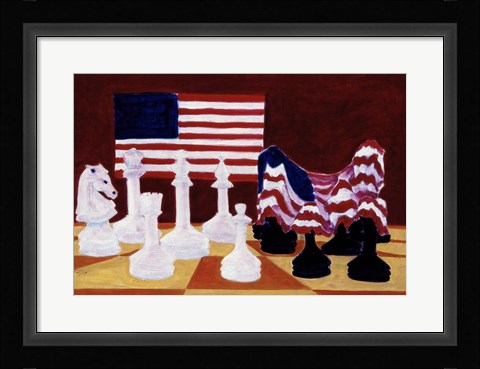 Framed America Under Wraps Print