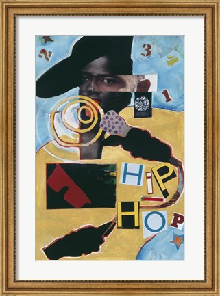 Framed Untitled (Hip Hop Abstract) Print