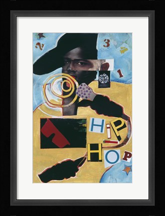 Framed Untitled (Hip Hop Abstract) Print