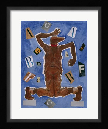 Framed Untitled (Dancer with Glasses) Print