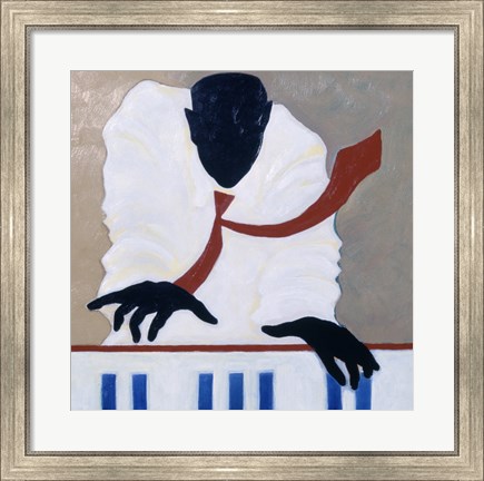Framed Untitled (Piano Player) Print