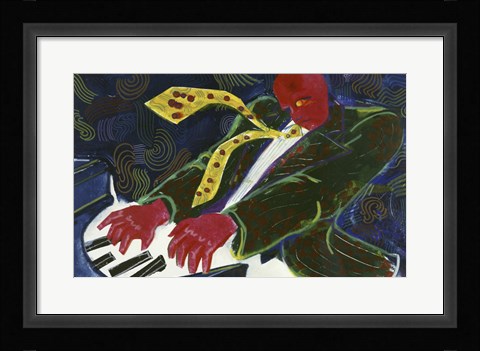 Framed Great Balls o' Fire Print