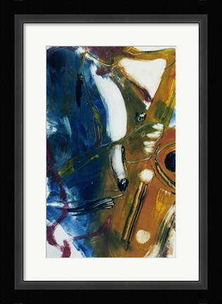Framed Saxophone Print