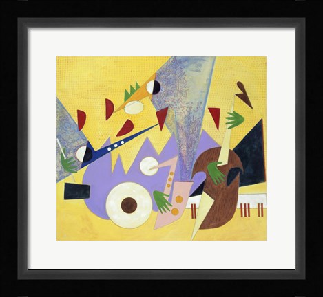 Framed Jazz Matter Print