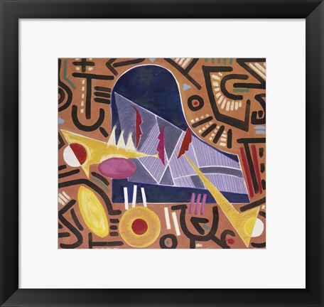 Framed Untitled (Abstract Piano) Print