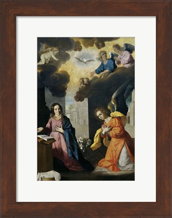 Framed Annunciation, 1638-1639 Print