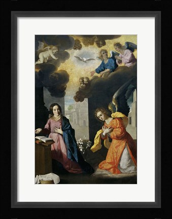 Framed Annunciation, 1638-1639 Print
