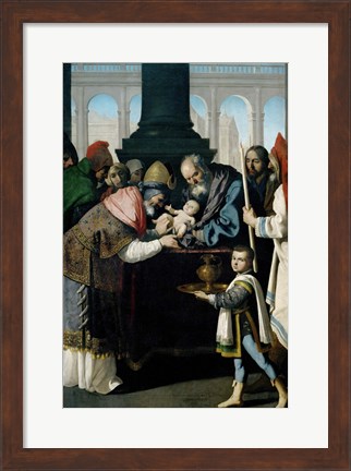 Framed Circumcision, 1638-1639 Print