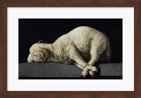 Framed Agnus Dei, 1635-1640 Print