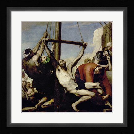 Framed Martyrdom of St. Philip Print