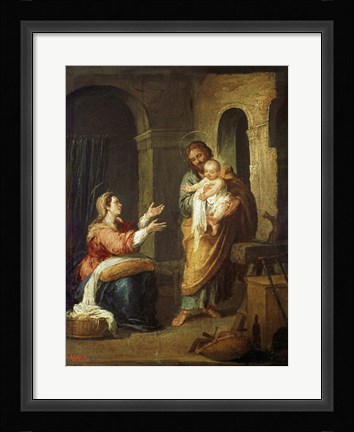 Framed Holy Family Print