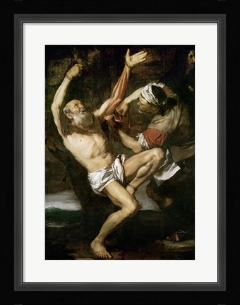 Framed Martyrdom of St.Bartholomew Print