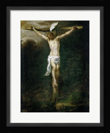 Framed Christ on the Cross Print