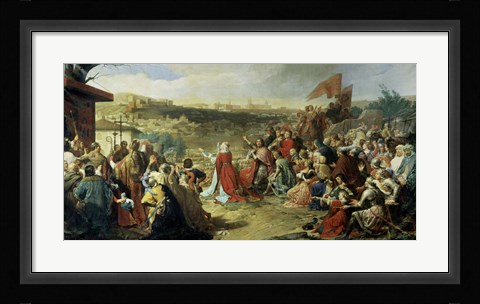 Framed Taking of Granada Print