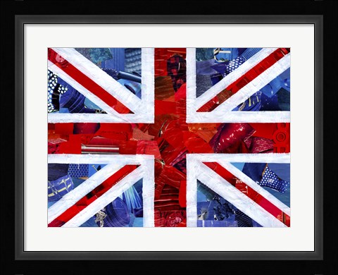 Framed Union Jack Print