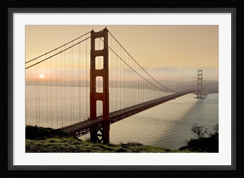 Framed Golden Gate Sunrise #2 Print