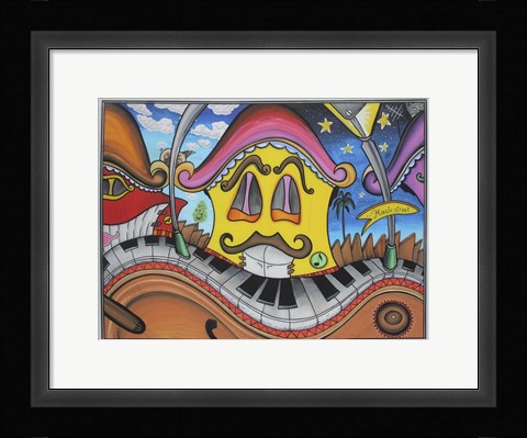 Framed Music Street Print
