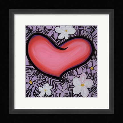 Framed Heart 4 Print