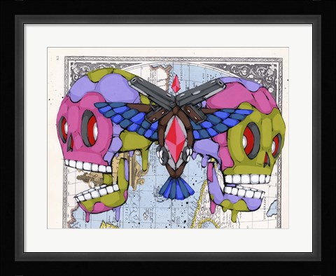 Framed Death Grips Print