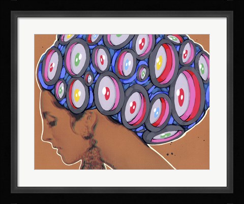 Framed All Eyes On Her Print