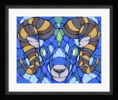 Framed Blues Run The Game Print